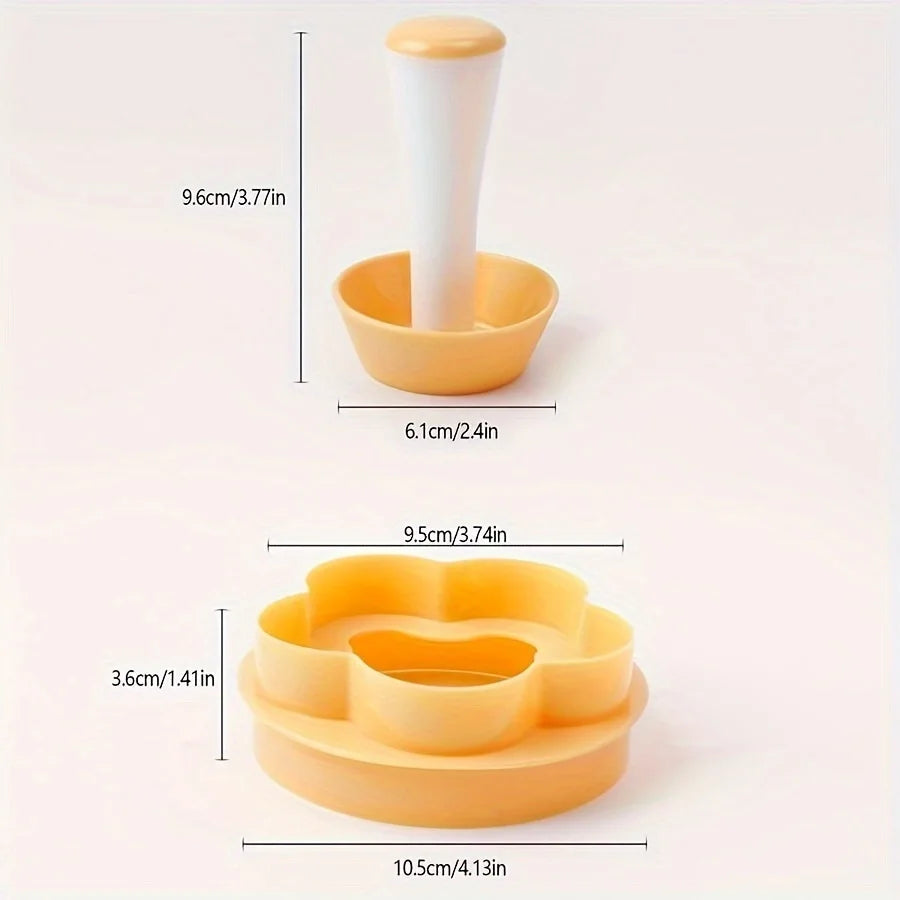 Pastry Dough Tamper & Flower Shaped Cutter