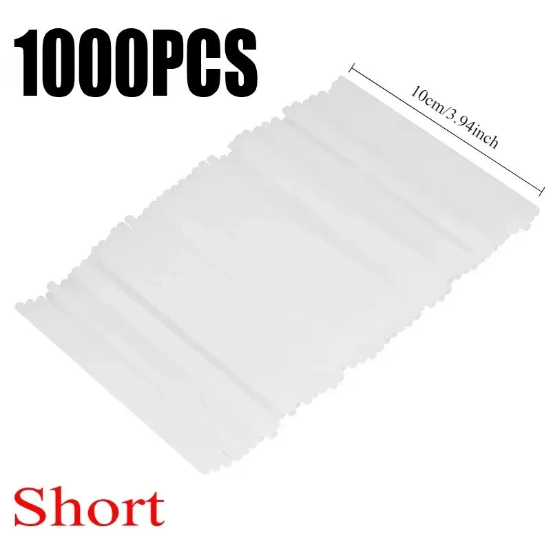 Hollow plastic lollipop sticks