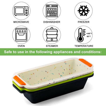 Silicone Loaf Baking Pan – Non-Stick