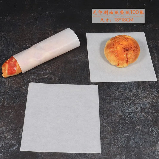 50pcs bento wax paper