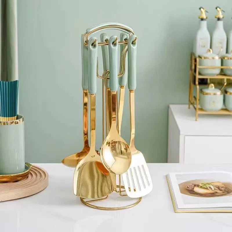 7pcs stainless steel spatula set