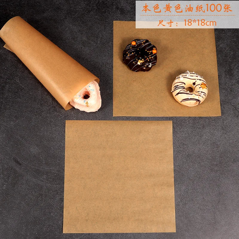 50pcs bento wax paper