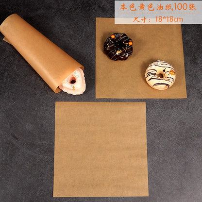 50pcs bento wax paper