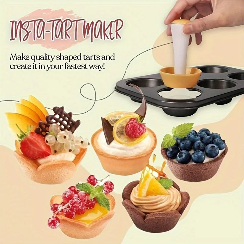 Pastry Dough Tamper & Flower Shaped Cutter