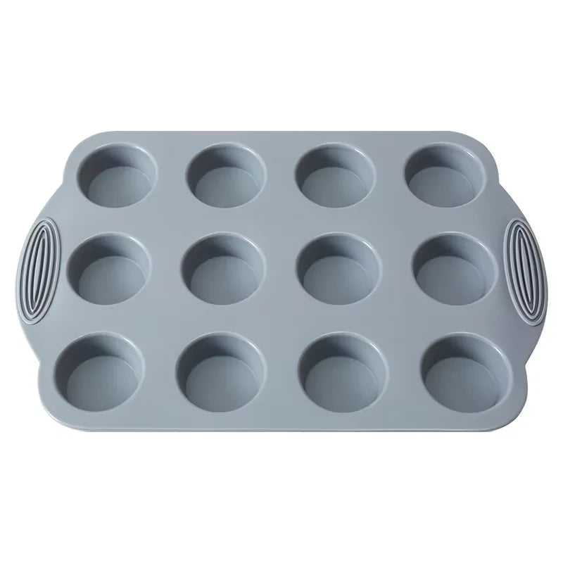 Gray Silicone Cake Pan