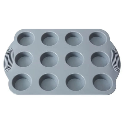 Gray Silicone Cake Pan