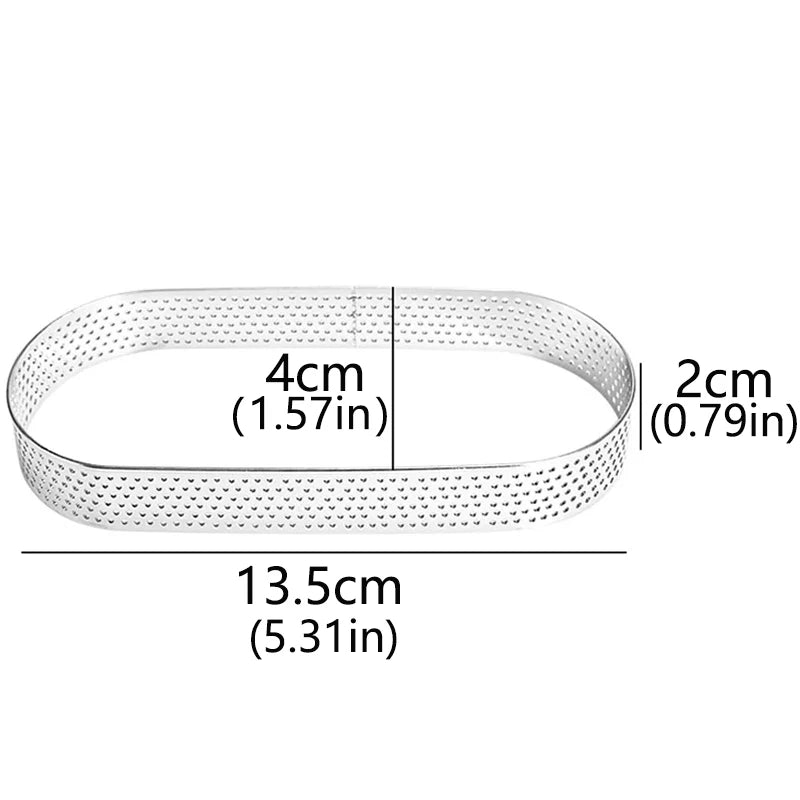 Perforated tart ring