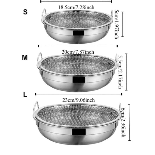 Stainless steel oil filter tray