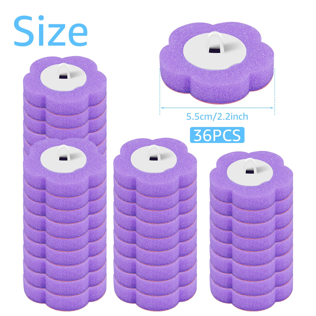 Toilet brush with replacement heads