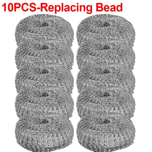 Stainless steel pot brush