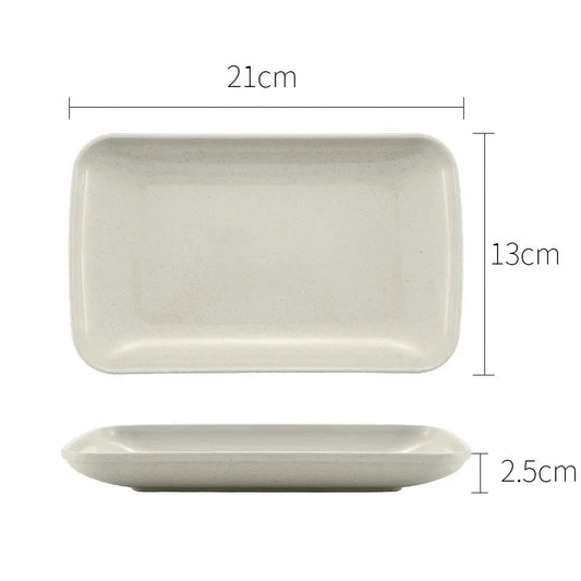 Wheat Straw Melamine Plate