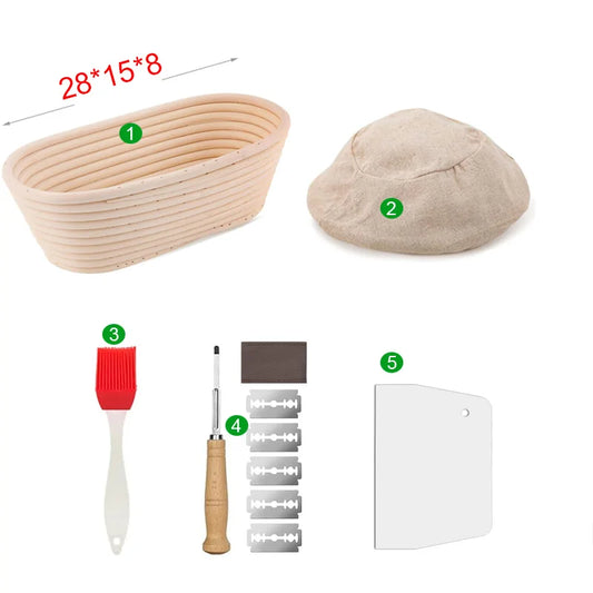 Rattan bread proofing basket