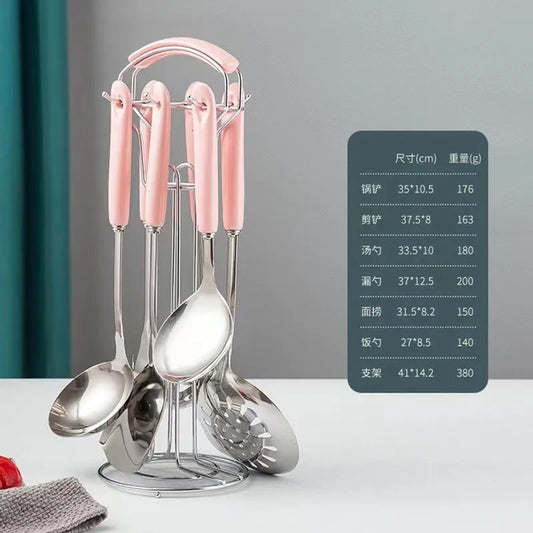 7pcs stainless steel spatula set