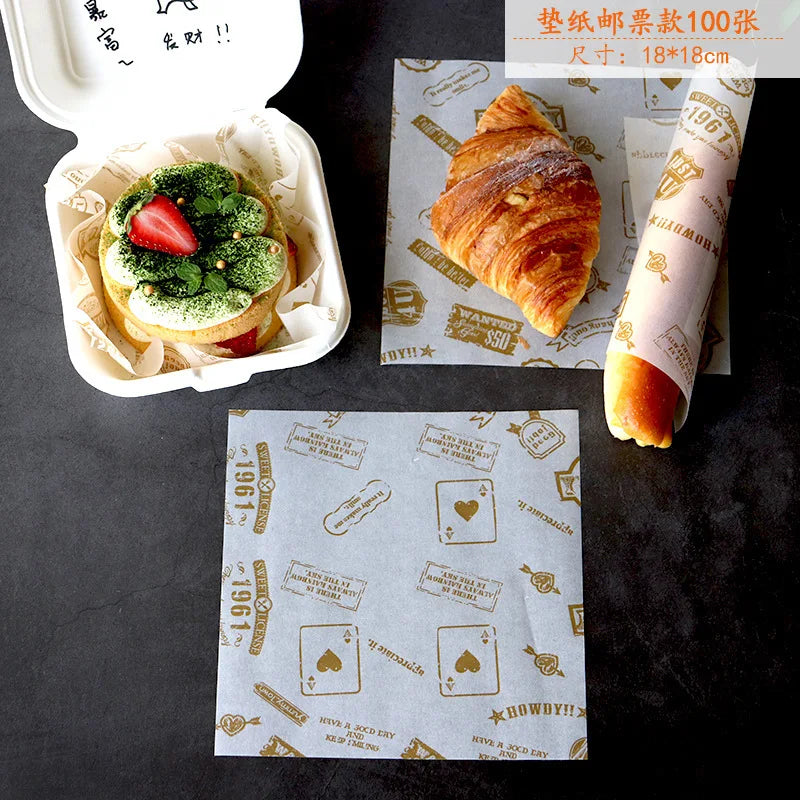 50pcs bento wax paper