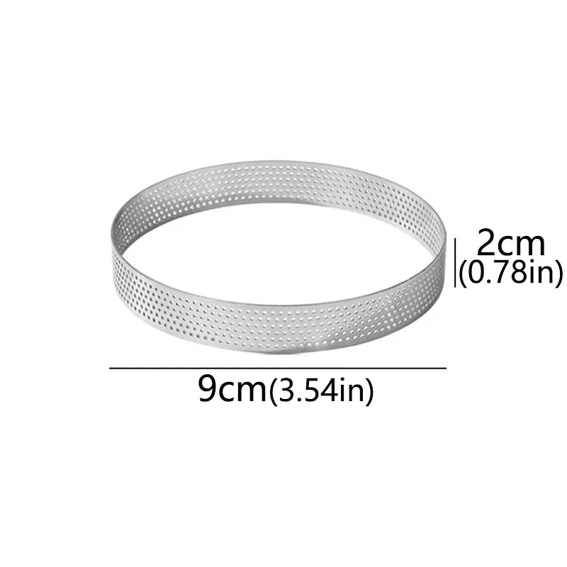 Perforated tart ring