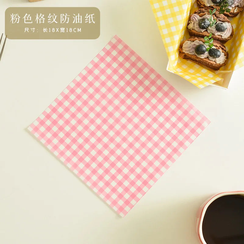 50pcs bento wax paper
