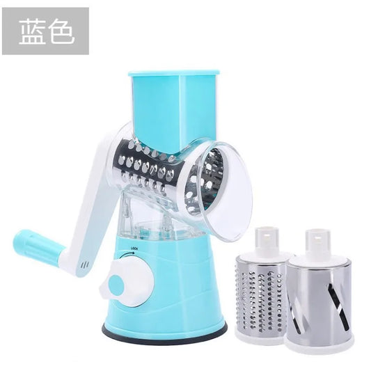 Hand-Cranked Vegetable Slicer