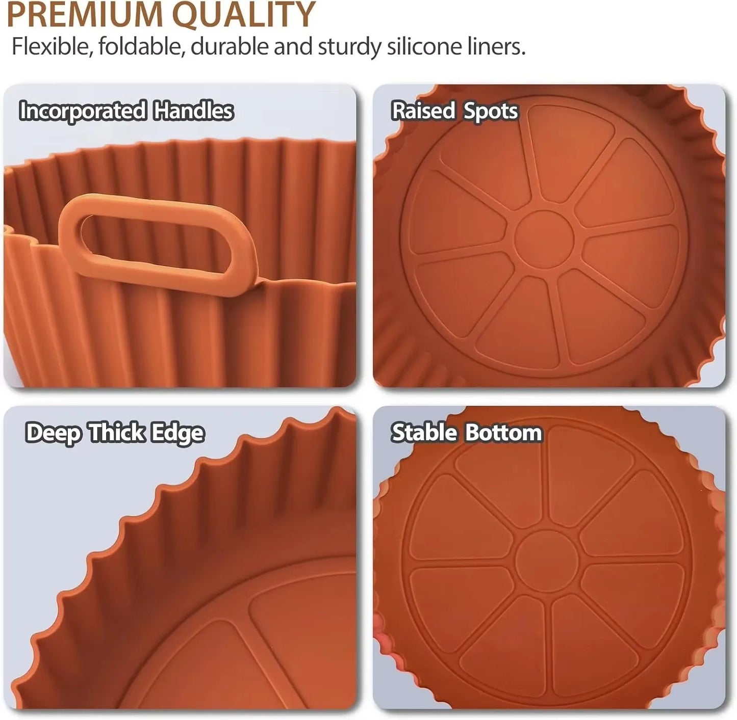 Air fryer silicone basket