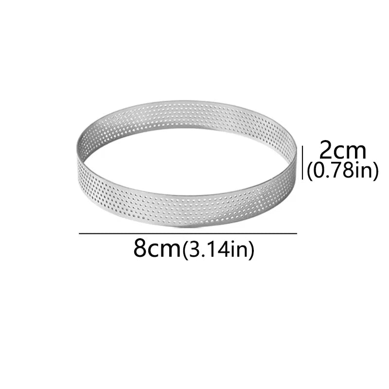 Perforated tart ring