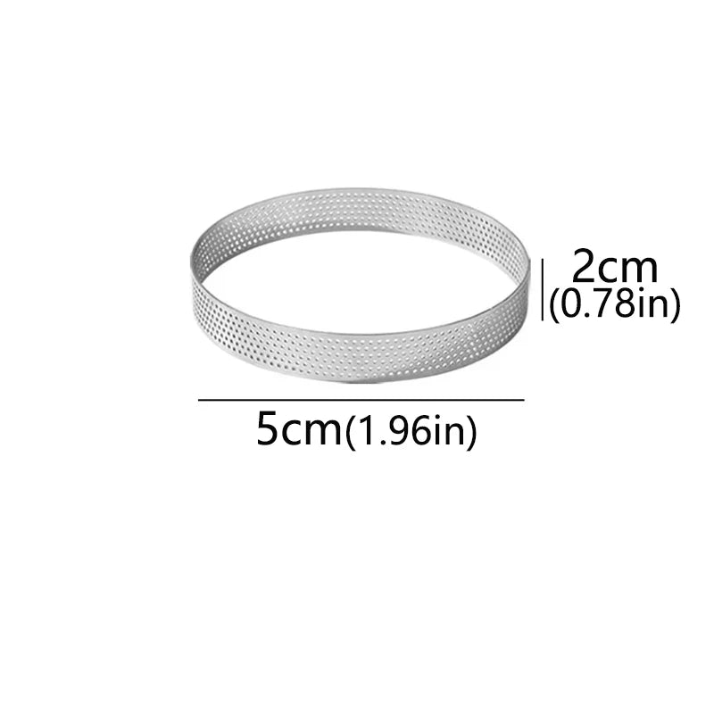 Perforated tart ring