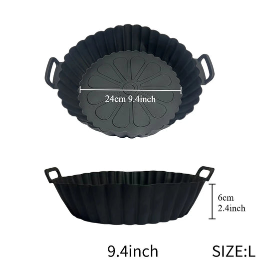 Air fryer silicone basket