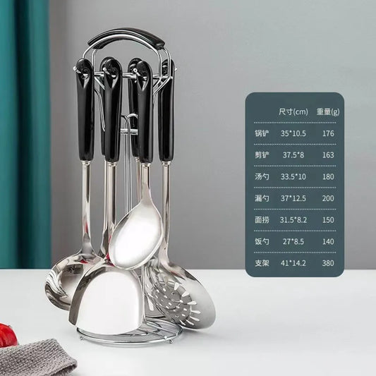 7pcs stainless steel spatula set