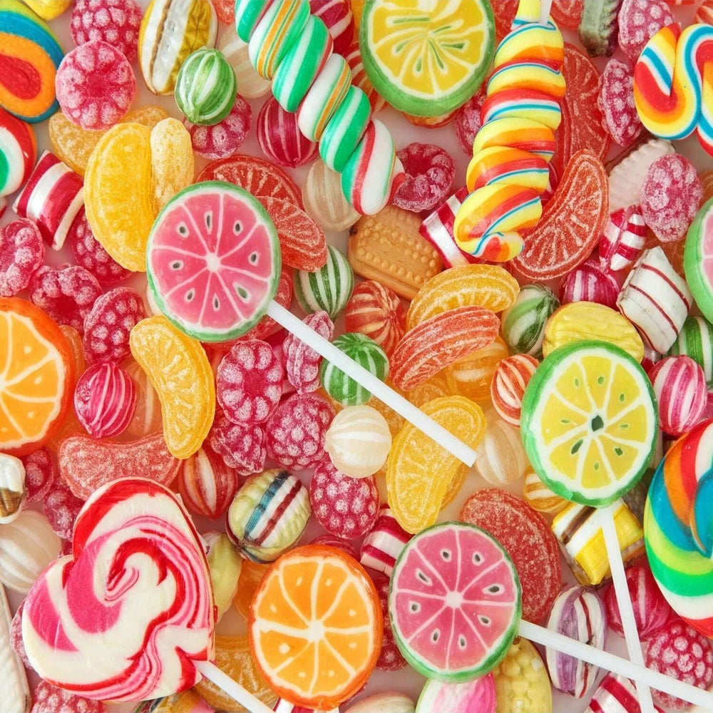 Hollow plastic lollipop sticks