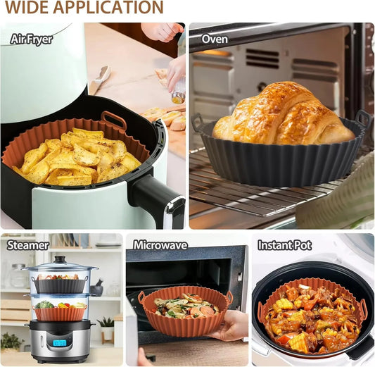 Air fryer silicone basket