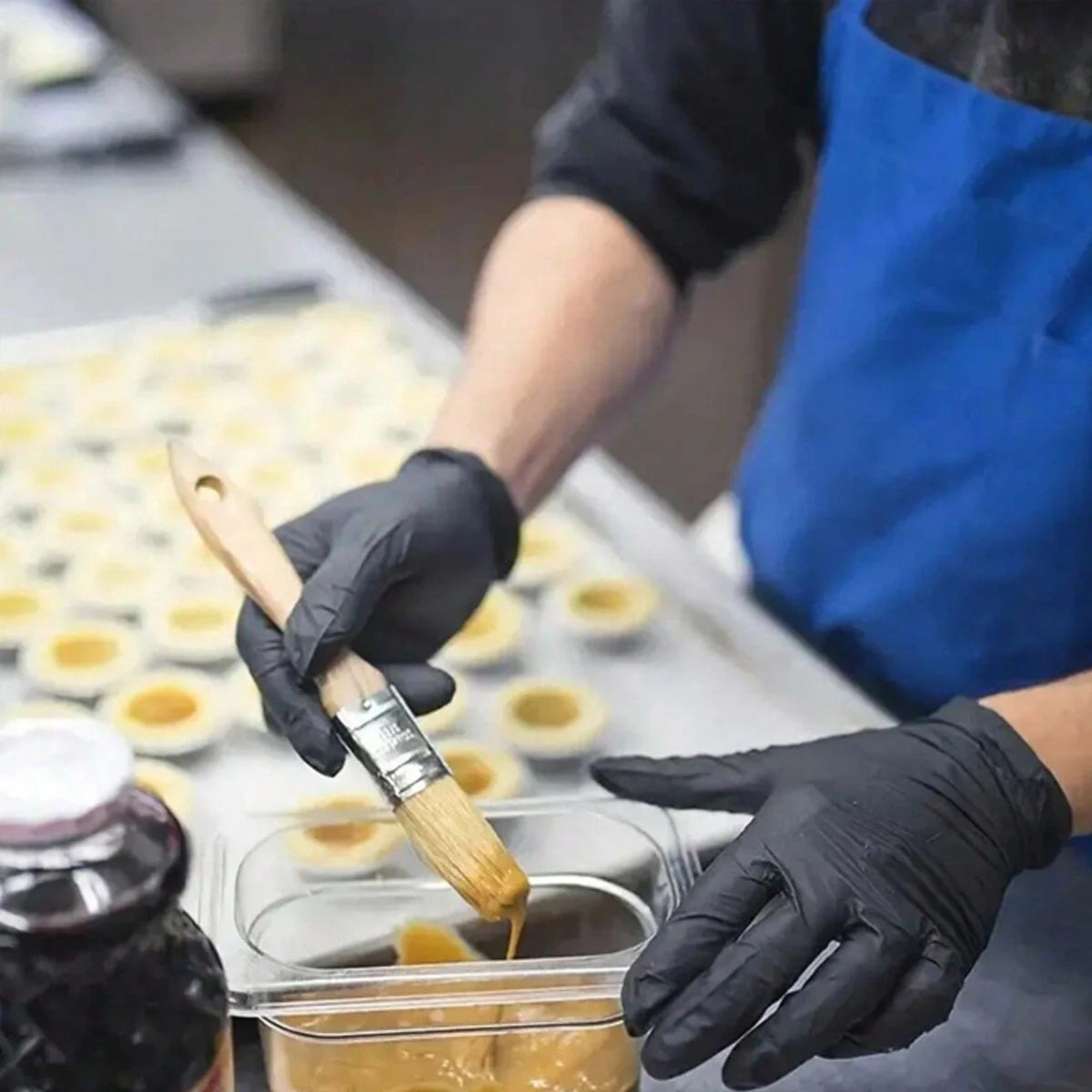 Black Nitrile Disposable Gloves