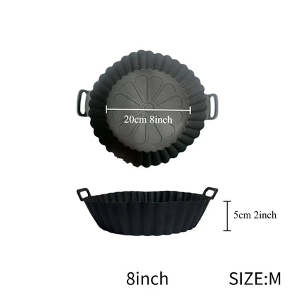 Air fryer silicone basket
