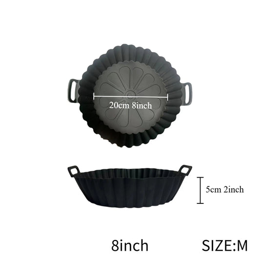 Air fryer silicone basket