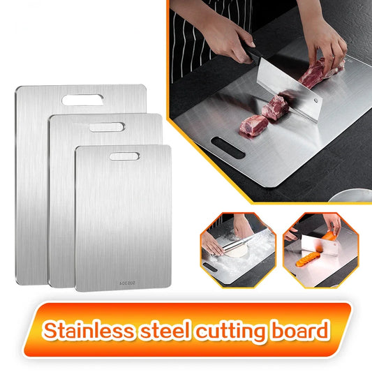 Stainless steel cutting board