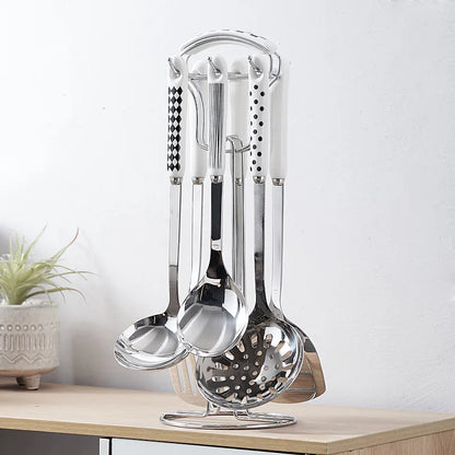 7pcs stainless steel spatula set