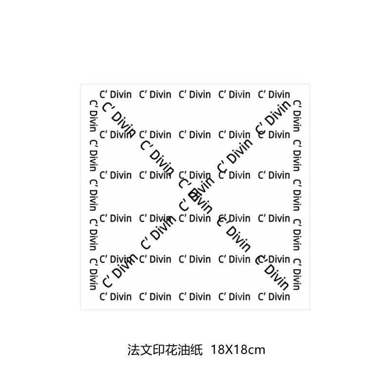 50pcs bento wax paper