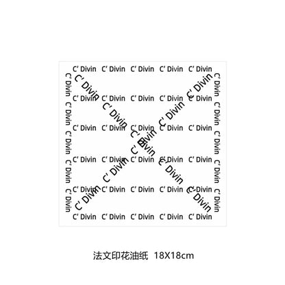 50pcs bento wax paper