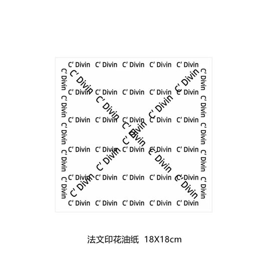 50pcs bento wax paper