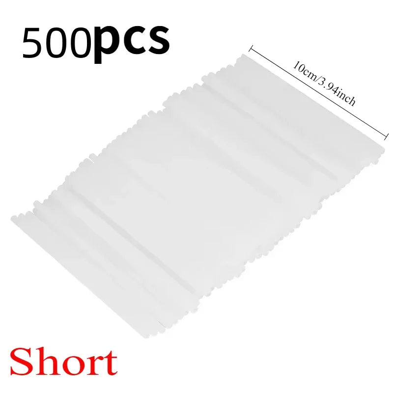 Hollow plastic lollipop sticks