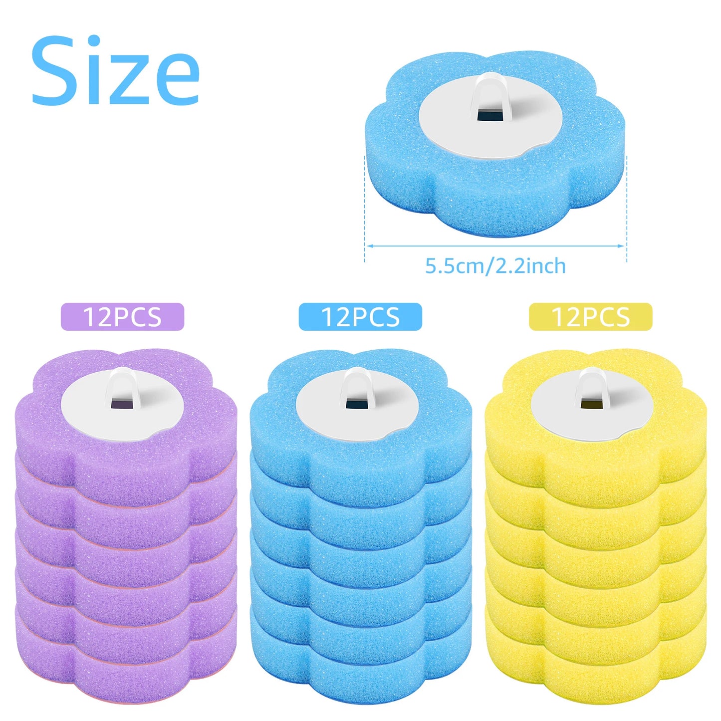 Toilet brush with replacement heads