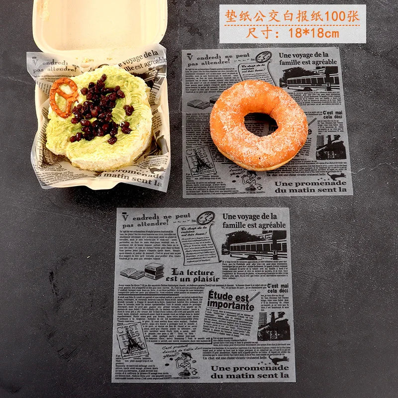 50pcs bento wax paper