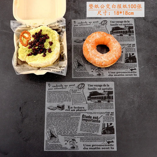 50pcs bento wax paper