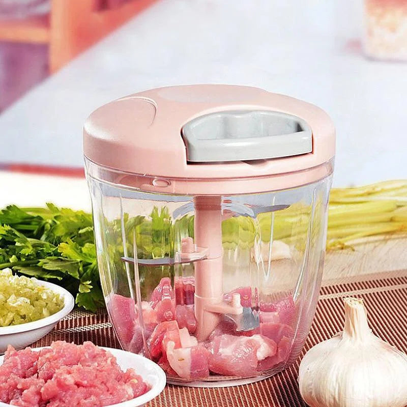Manual meat mincer