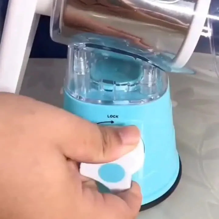 Hand-Cranked Vegetable Slicer