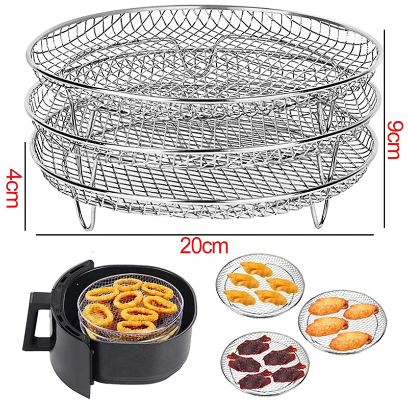 Air fryer baking rack