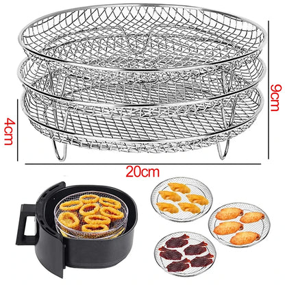 Air fryer baking rack
