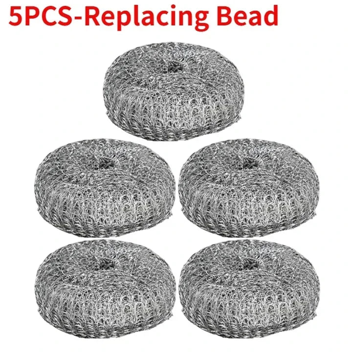 Stainless steel pot brush