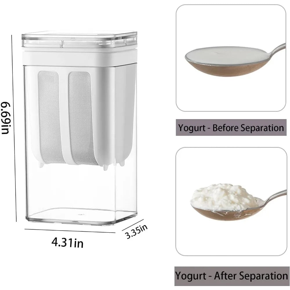 Thick yogurt filter