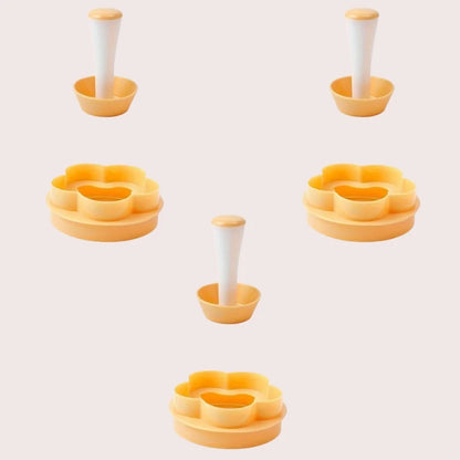 Pastry Dough Tamper & Flower Shaped Cutter