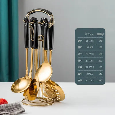 7pcs stainless steel spatula set