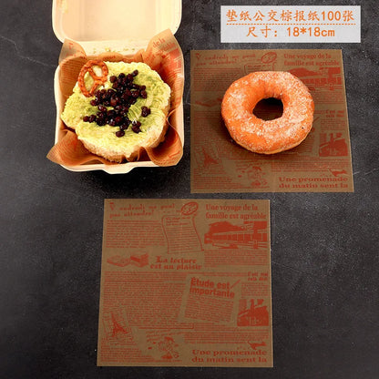 50pcs bento wax paper