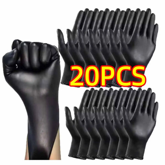 Black Nitrile Disposable Gloves